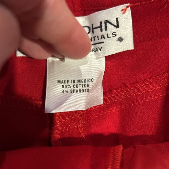 St. John Sport Essentials by Marie Gray Red Pant Trouser - Picture 6 of 9